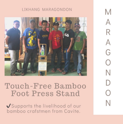 GMA NEWS TV’s iJuander featuring our Touch-Free Bamboo Foot Press Stand