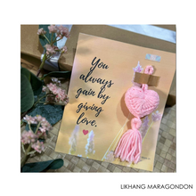 Load image into Gallery viewer, Crochet Heart Keychain