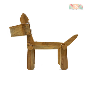Bamboo Dog Lamp (With ears)
