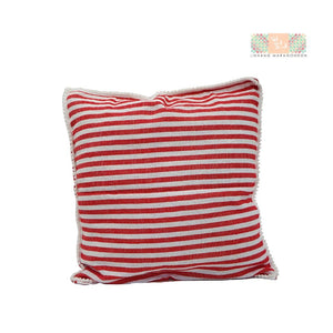 Throwpillow Case with Pompoms