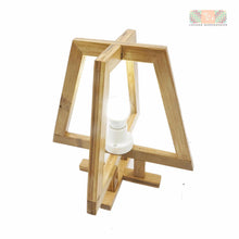 Load image into Gallery viewer, Bamboo Double Trapezoid Lamp
