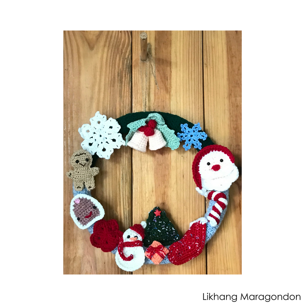 Crochet Christmas Wreath