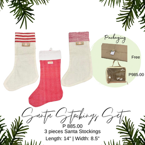 Santa Stockings Set