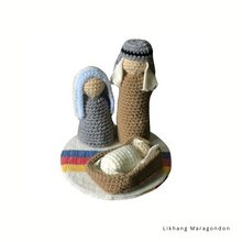 Load image into Gallery viewer, Crochet Nativity Set